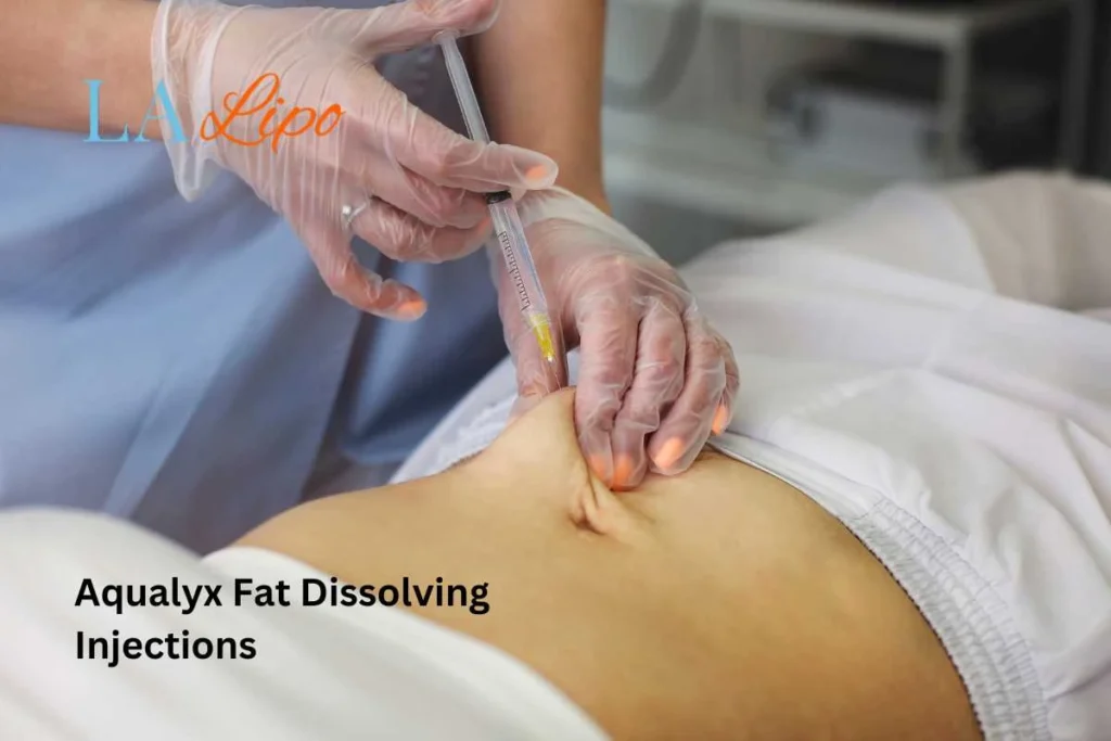 woman having fat dissolving injections Smethwick in the stomach