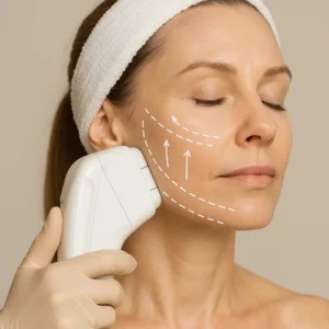 Woman having HI-FU to reduce wrinkles call LA LIPO Smethwick Now!