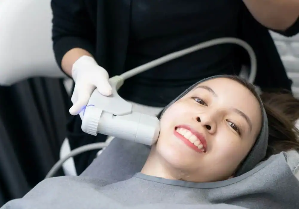 HIFU treatment Smethwick in progress